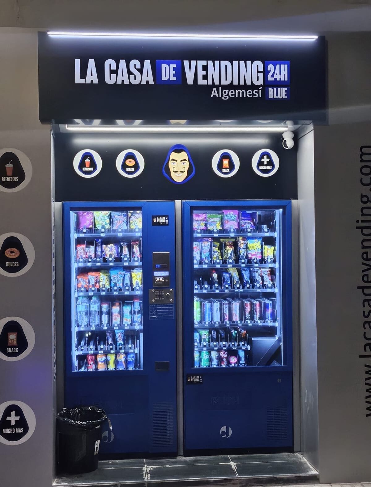 LA CASA DE VENDING BLUE 24H ALGEMESSI!